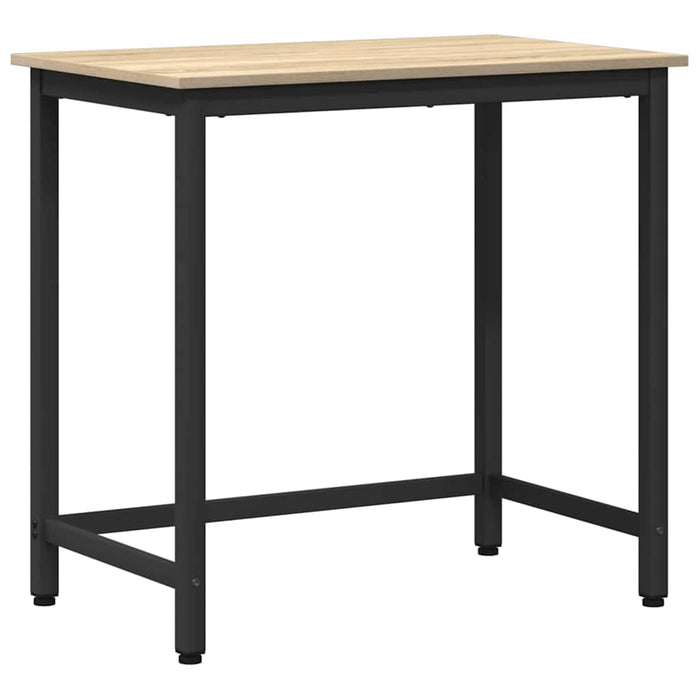 masă Stejar Sonoma 100 x 50 x 76,5 cm Lemn ingineresc și oțel - WALTI WALTI