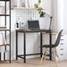 masă Stejar fumuriu 100 x 50 x 76,5 cm Lemn ingineresc și oțel - WALTI WALTI