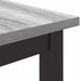 masă Gri Sonoma 100 x 50 x 76,5 cm Lemn ingineresc și oțel - WALTI WALTI