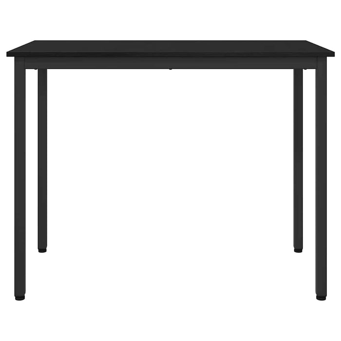 masă Stejar Negru 100 x 50 x 76,5 cm Lemn ingineresc și oțel WALTI