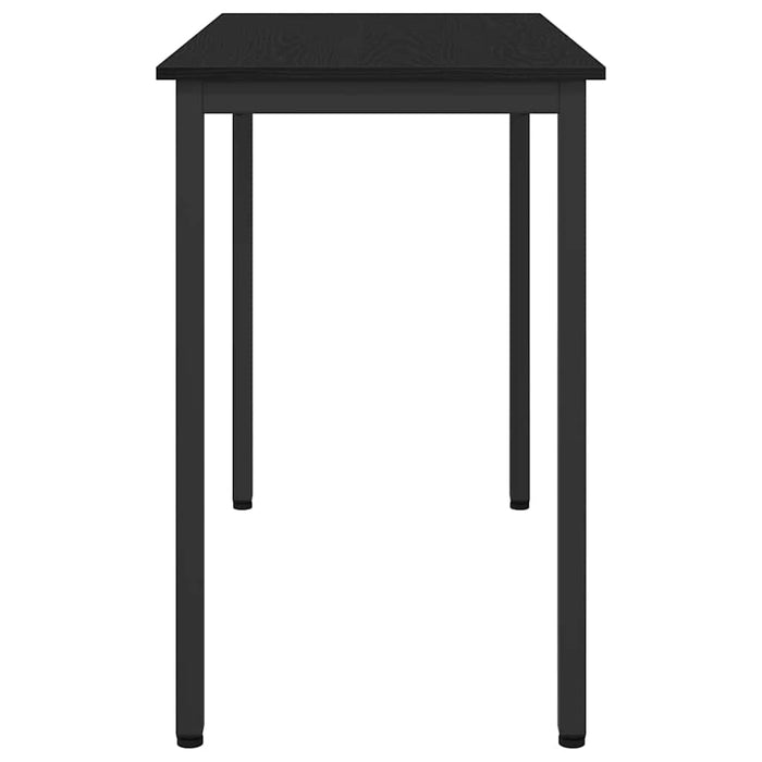 masă Stejar Negru 100 x 50 x 76,5 cm Lemn ingineresc și oțel WALTI