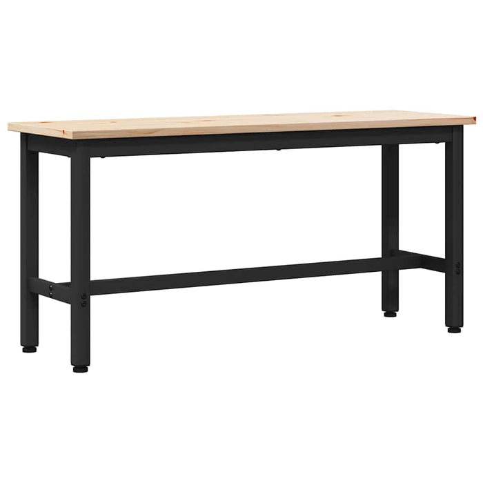 Bancă de Dining natural 100 x 32,5 x 49 cm Lemn masiv de pin - WALTI WALTI