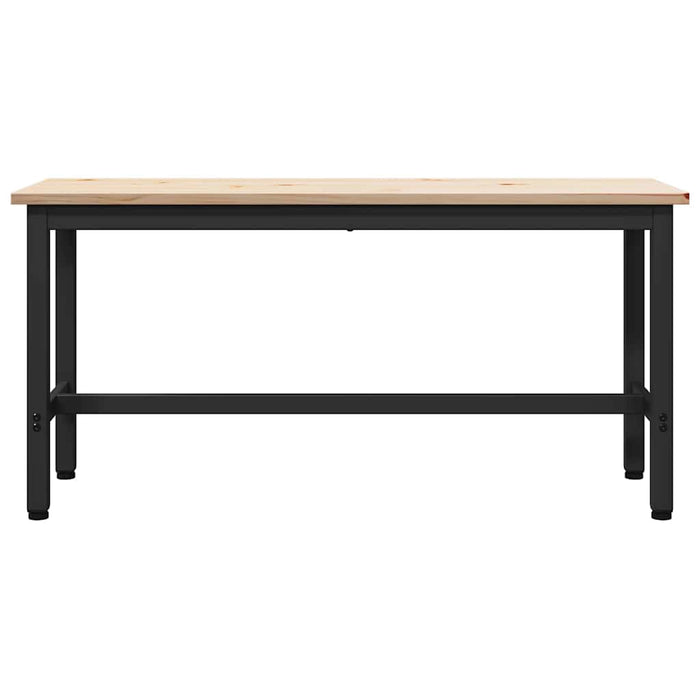 Bancă de Dining natural 100 x 32,5 x 49 cm Lemn masiv de pin - WALTI WALTI
