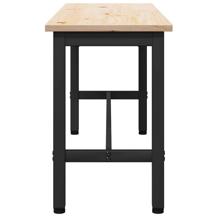 Bancă de Dining natural 100 x 32,5 x 49 cm Lemn masiv de pin - WALTI WALTI
