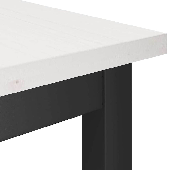 Bancă de Dining Alb 100 x 32,5 x 49 cm Lemn masiv de pin - WALTI WALTI