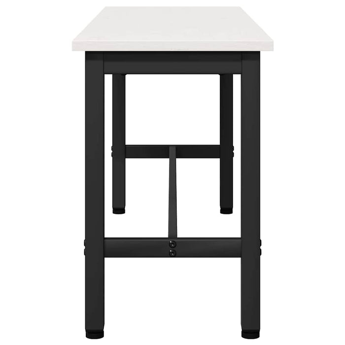 Bancă de Dining Alb 100 x 32,5 x 49 cm Lemn masiv de pin - WALTI WALTI