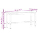 Bancă de Dining Alb 100 x 32,5 x 49 cm Lemn masiv de pin - WALTI WALTI