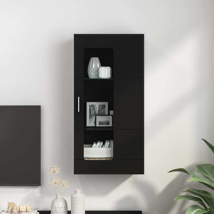 Dulap din Lemn Negru 50 x 29 x 100 cm Lemn compozit - WALTI WALTI