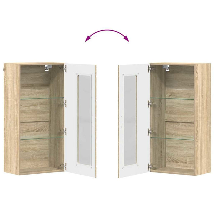 Dulap din Lemn Stejar Sonoma 50 x 29 x 100 cm Lemn compozit - WALTI WALTI