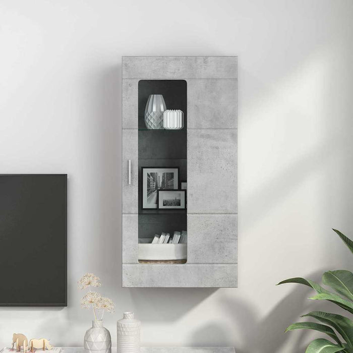 Dulap din Lemn Gri din beton 50 x 29 x 100 cm Lemn compozit - WALTI WALTI