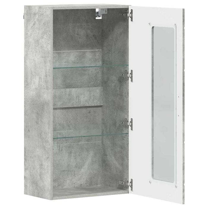 Dulap din Lemn Gri din beton 50 x 29 x 100 cm Lemn compozit - WALTI WALTI