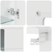 Dulap din Lemn Alb lucios 50 x 29 x 100 cm Lemn compozit - WALTI WALTI
