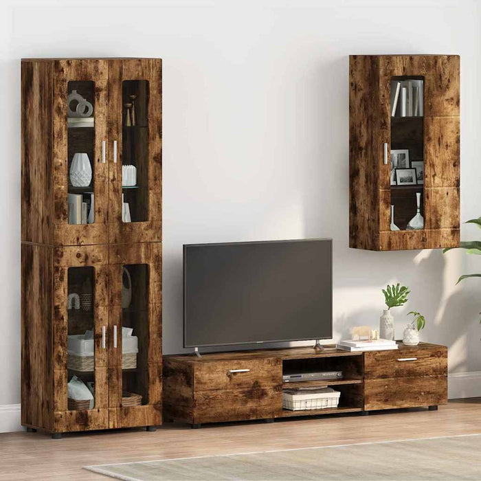 Dulap din Lemn Stejar fumuriu 50 x 29 x 100 cm Lemn compozit - WALTI WALTI