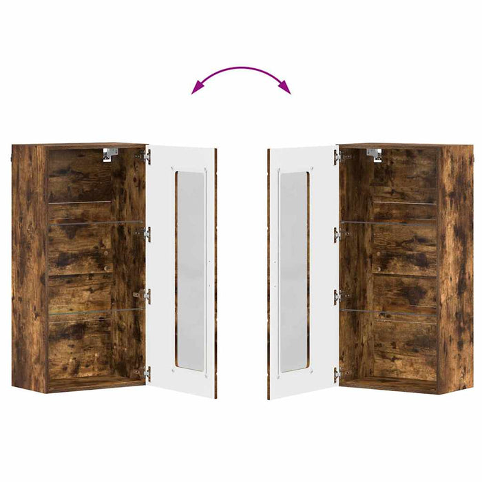 Dulap din Lemn Stejar fumuriu 50 x 29 x 100 cm Lemn compozit - WALTI WALTI