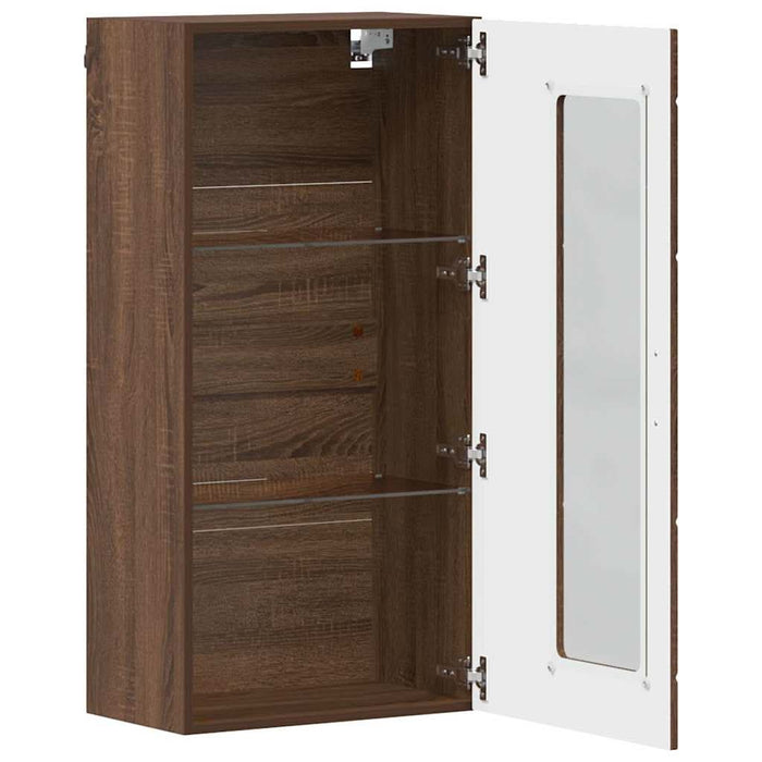 Dulap din Lemn Stejar închis 50 x 29 x 100 cm Lemn compozit - WALTI WALTI
