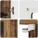 Dulap din Lemn Lemn vechi 50 x 29 x 100 cm Lemn compozit - WALTI WALTI