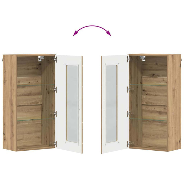 Dulap din Lemn Stejar Artizanal 50 x 29 x 100 cm Lemn compozit - WALTI WALTI