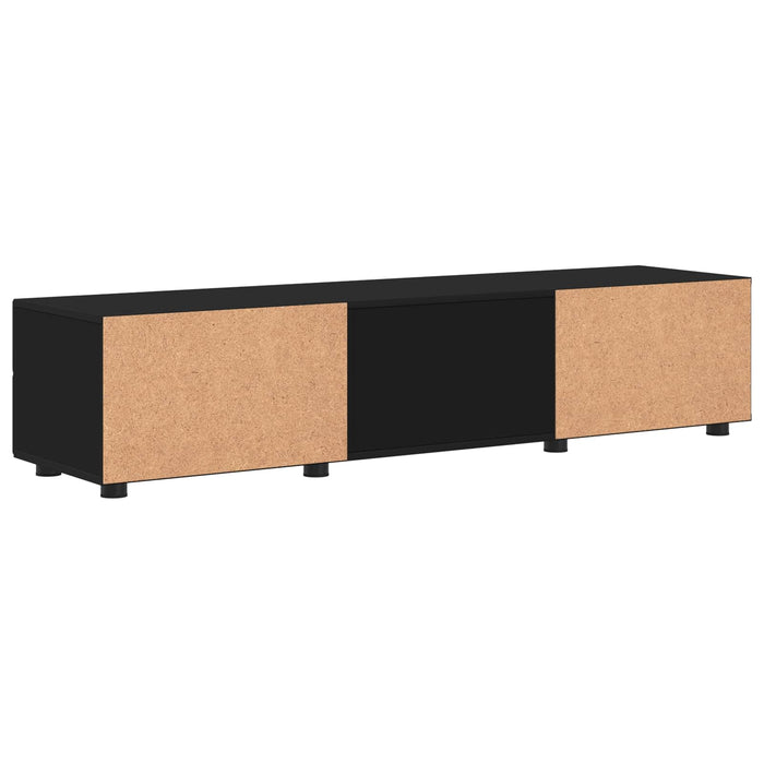 Dulap din Lemn cu sertar Negru 150 x 39 x 30 cm Lemn compozit WALTI