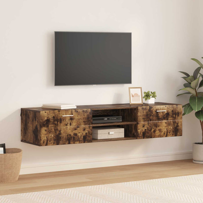 Dulap din Lemn Stejar fumuriu 150 x 39 x 30 cm Lemn compozit WALTI