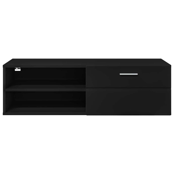 Dulap din Lemn cu sertar Negru 100,5 x 39 x 30 cm Lemn compozit WALTI