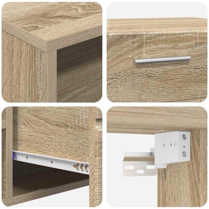 Dulap din Lemn Stejar Sonoma 100,5 x 39 x 30 cm Lemn compozit WALTI