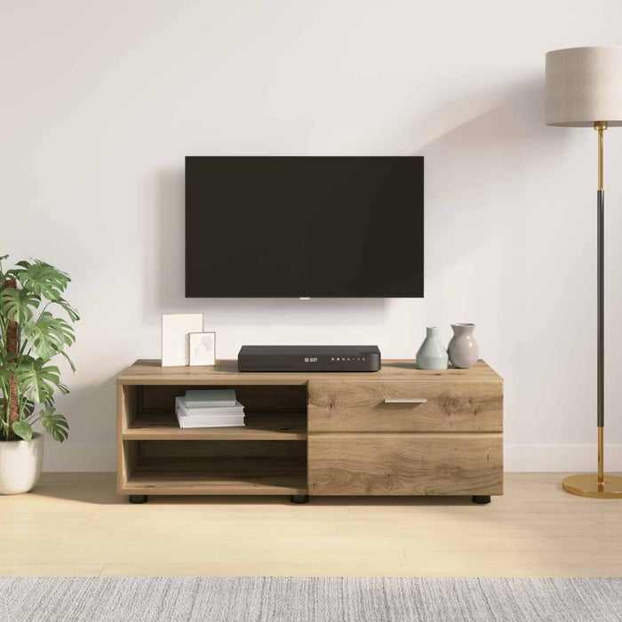 Dulap din Lemn cu sertar Stejar Artizanal 100,5 x 39 x 30 cm WALTI