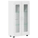 Bufet cu raft cu ușă Alb 55,5 x 29 x 103 cm Lemn compozit - WALTI WALTI