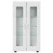 Bufet cu raft cu ușă Alb 55,5 x 29 x 103 cm Lemn compozit - WALTI WALTI