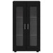 Bufet cu raft cu ușă Negru 55,5 x 29 x 103 cm Lemn compozit - WALTI WALTI