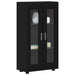 Bufet cu raft cu ușă Negru 55,5 x 29 x 103 cm Lemn compozit - WALTI WALTI