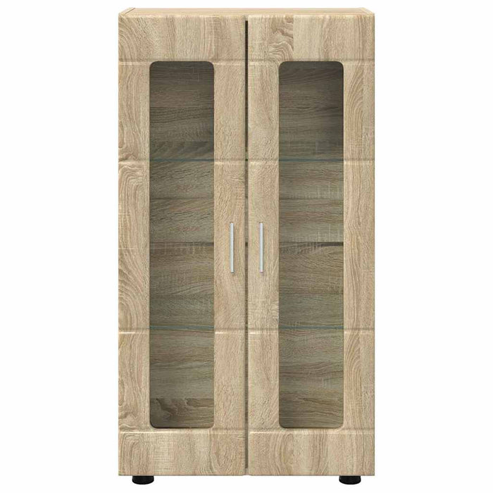 Bufet cu raft Stejar Sonoma 55,5 x 29 x 103 cm Lemn compozit - WALTI WALTI