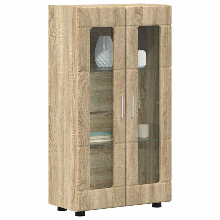 Bufet cu raft Stejar Sonoma 55,5 x 29 x 103 cm Lemn compozit - WALTI WALTI