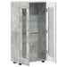 Bufet cu raft Gri din beton 55,5 x 29 x 103 cm Lemn compozit - WALTI WALTI
