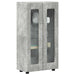 Bufet cu raft Gri din beton 55,5 x 29 x 103 cm Lemn compozit - WALTI WALTI