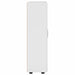 Bufet cu raft Alb lucios 55,5 x 29 x 103 cm Lemn compozit - WALTI WALTI