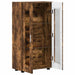 Bufet cu raft Stejar fumuriu 55,5 x 29 x 103 cm Lemn compozit - WALTI WALTI