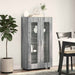 Bufet cu raft Gri Sonoma 55,5 x 29 x 103 cm Lemn compozit - WALTI WALTI