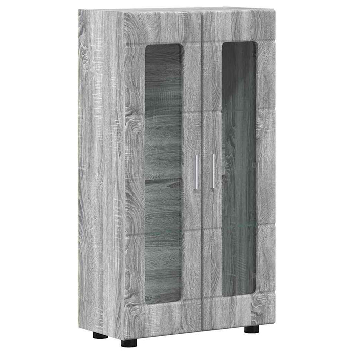Bufet cu raft Gri Sonoma 55,5 x 29 x 103 cm Lemn compozit - WALTI WALTI