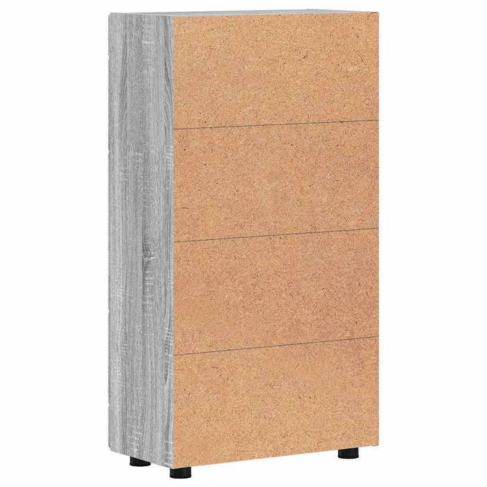 Bufet cu raft Gri Sonoma 55,5 x 29 x 103 cm Lemn compozit - WALTI WALTI