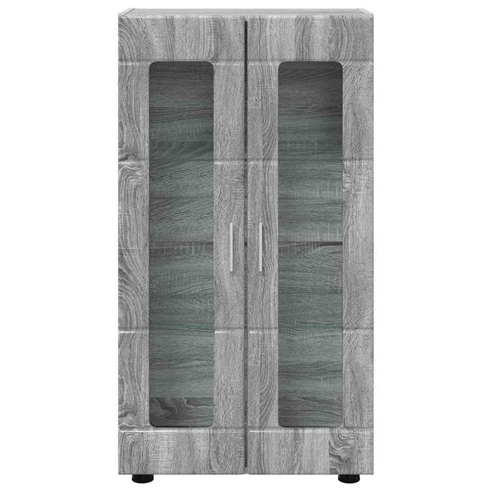 Bufet cu raft Gri Sonoma 55,5 x 29 x 103 cm Lemn compozit - WALTI WALTI