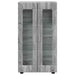 Bufet cu raft Gri Sonoma 55,5 x 29 x 103 cm Lemn compozit - WALTI WALTI