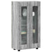 Bufet cu raft Gri Sonoma 55,5 x 29 x 103 cm Lemn compozit - WALTI WALTI