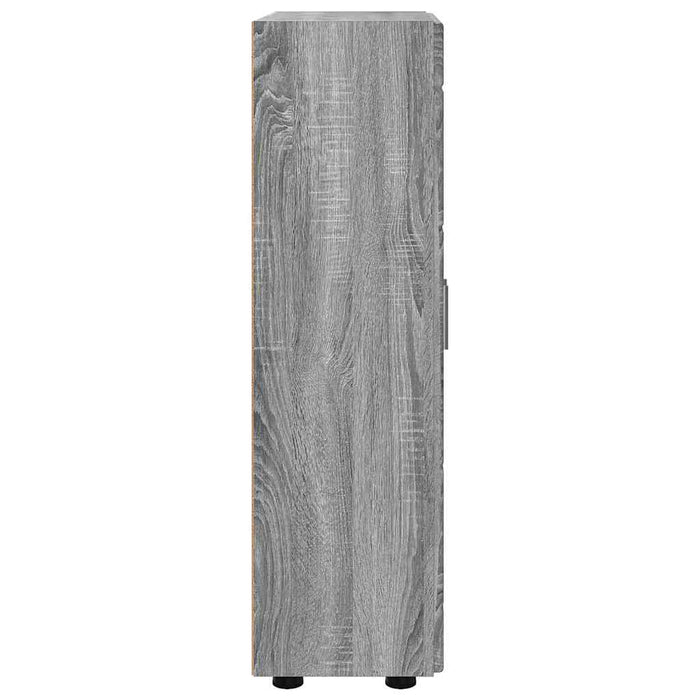Bufet cu raft Gri Sonoma 55,5 x 29 x 103 cm Lemn compozit - WALTI WALTI