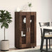Bufet cu raft Stejar închis 55,5 x 29 x 103 cm Lemn compozit - WALTI WALTI