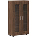 Bufet cu raft Stejar închis 55,5 x 29 x 103 cm Lemn compozit - WALTI WALTI