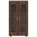 Bufet cu raft Stejar închis 55,5 x 29 x 103 cm Lemn compozit - WALTI WALTI