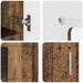 Bufet cu raft Lemn vechi 55,5 x 29 x 103 cm Lemn compozit - WALTI WALTI