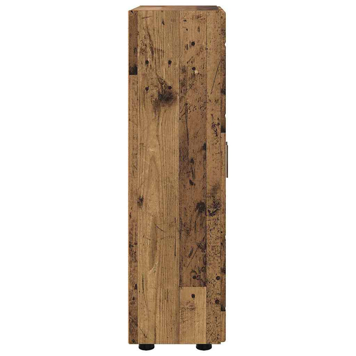 Bufet cu raft Lemn vechi 55,5 x 29 x 103 cm Lemn compozit - WALTI WALTI