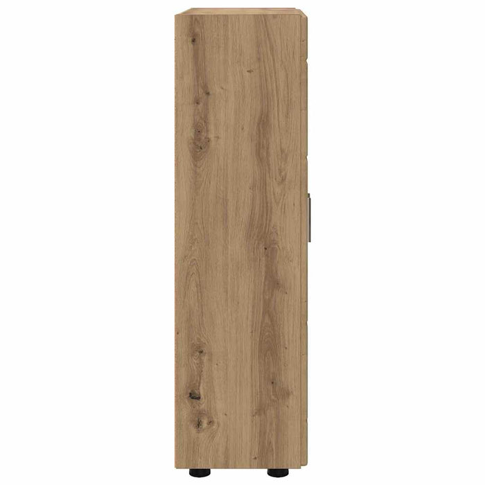 Bufet cu raft Stejar Artizanal 55,5 x 29 x 103 cm Lemn compozit - WALTI WALTI