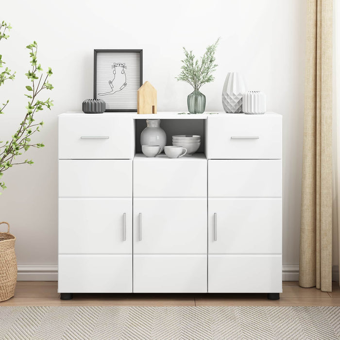 Dulap din Lemn cu sertar Alb 88,5 x 30,5 x 73 cm Lemn compozit WALTI